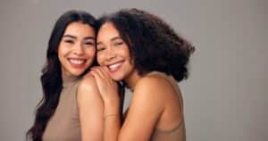 Satisfied friends after a visit at Cosmetic Dentist in Sandy